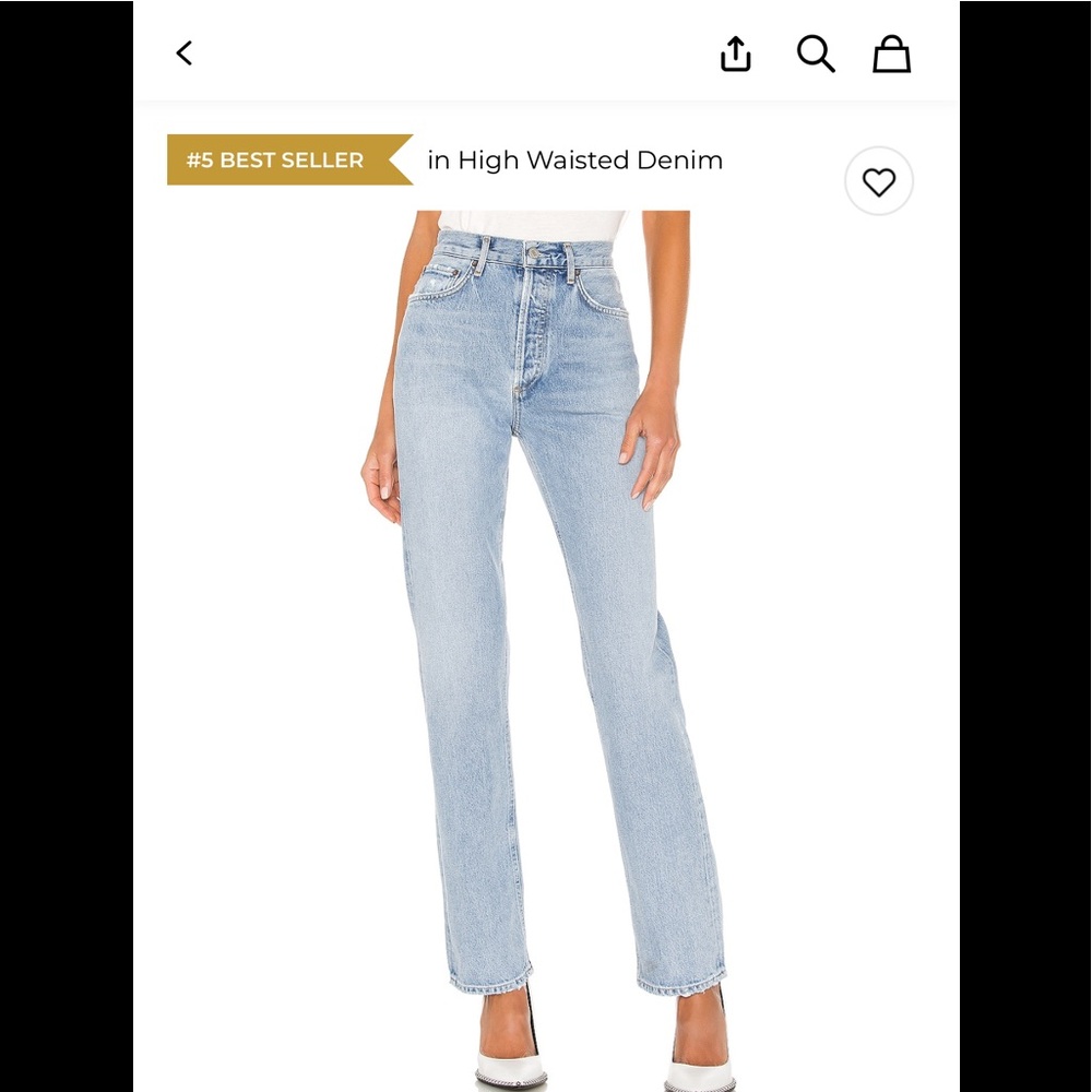 Agolde Lana Straight Jeans